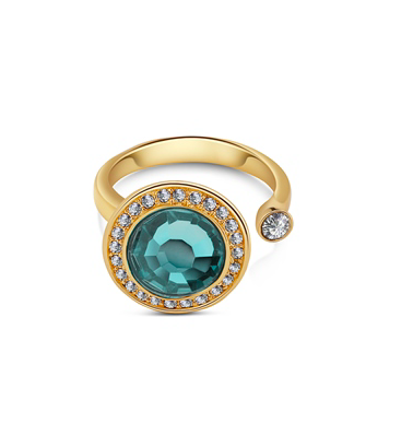 Ring with Montana Coloured Stone by Newbridge Silver - Duiske Glass ...