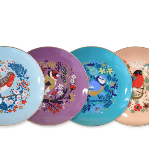Birdy Set of 4 Plates