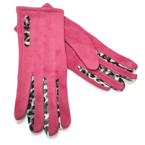 Ladies Pink Gloves