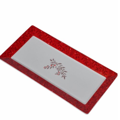 Red Christmas Platter