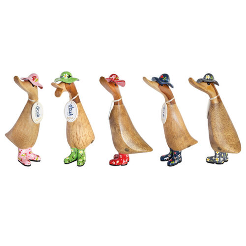 Group Ducklings with Florat hat & Welly boots