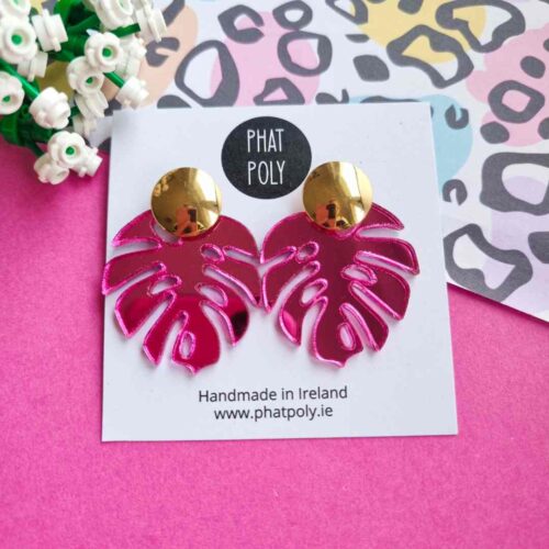 Pink Handmade Earrings