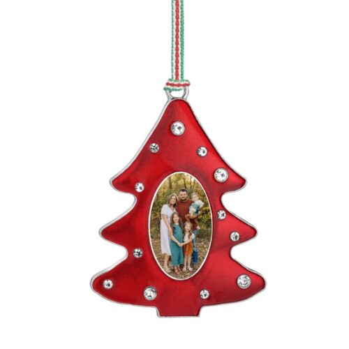 Red Christmas Tree Photoframe Decoration