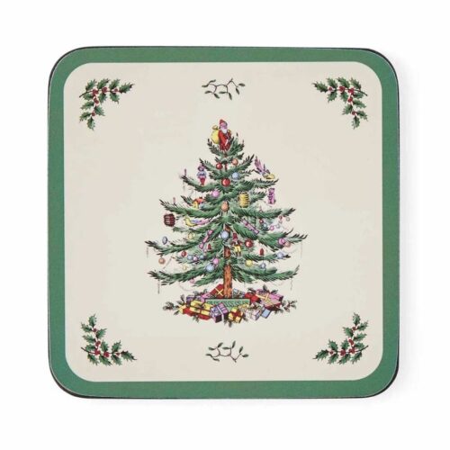 Christmas Tree Set of 6 Coasters