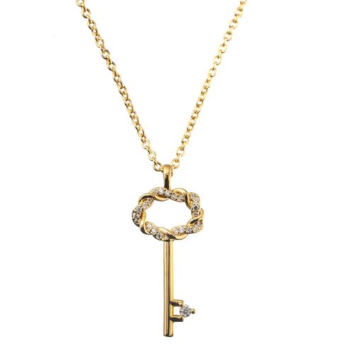 Gold Key Pendant