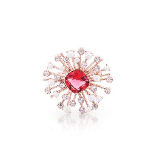 Ruby Brooch