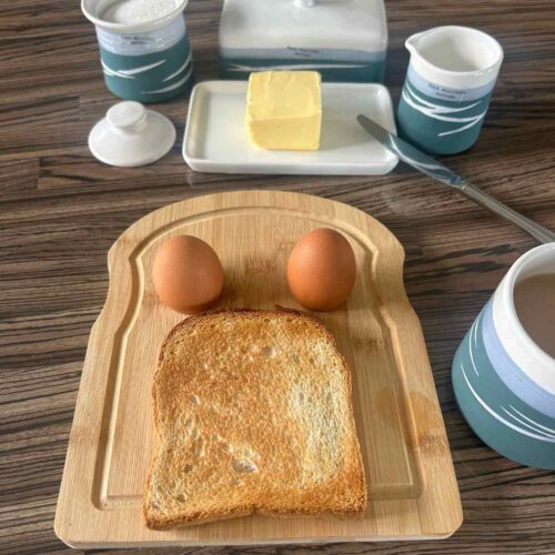 Toast And 2 Egg Board