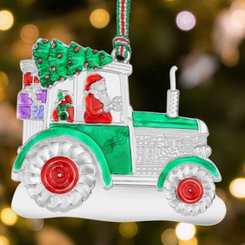Tractor Christmas Tree Decoration